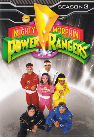 Mighty Morphin Power Rangers - Season 3 DVD Movie 