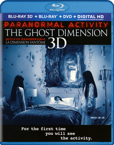 Paranormal Activity - The Ghost Dimension (Blu-ray 3D + Blu-ray + DVD + Digital HD) (Bilingual) DVD Movie 