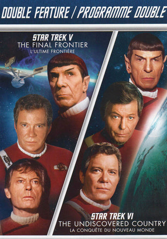 Star Trek V - The Final Frontier / Star Trek VI - The Undiscovered Country (Double Feature) (Bilingu DVD Movie 
