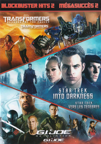 Blockbuster Hits 2 (Transformers: Revenge of The Fallen / Star Trek Into Darkness / G.I. Joe) (Bilin DVD Movie 