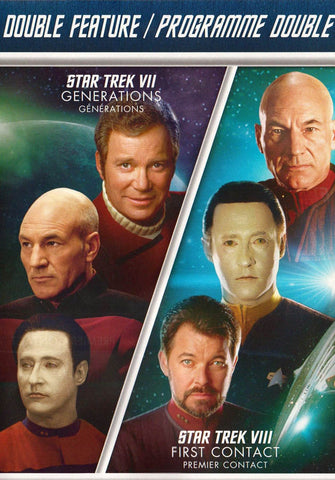 Star Trek VII - Generations / Star Trek VIII - First Contact (Paramount) (Bilingual) DVD Movie 