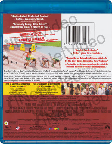 The Dictator (Bilingual) (Blu-ray) BLU-RAY Movie 