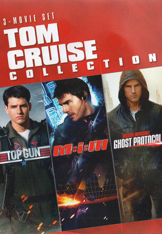 Tom Cruise Collection (Top Gun / Mi 3 / Ghost Protocol) (3-Movie Set) DVD Movie 