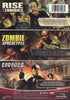 Zombie Attack 3-Pack: Rise Of The Zombies / Zombie Apocalypse / Abraham Lincoln vs. Zombies DVD Movie 