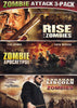 Zombie Attack 3-Pack: Rise Of The Zombies / Zombie Apocalypse / Abraham Lincoln vs. Zombies DVD Movie 