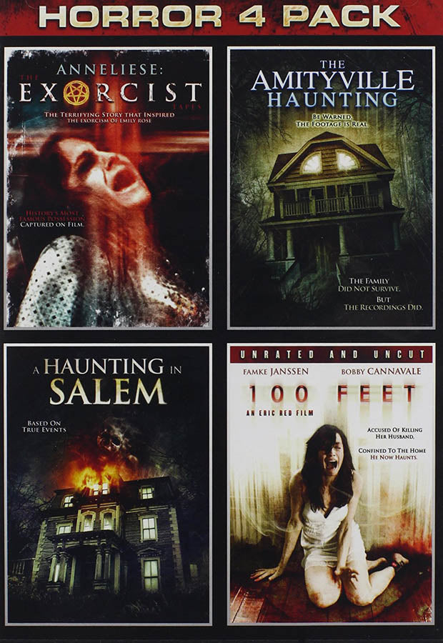 Cantidad de dinero Melodioso Desobediencia Horror 4 Pack (The Exorcist / The Amityville Haunting / A Haunting In Salem  / 100 Feet) on DVD Movie