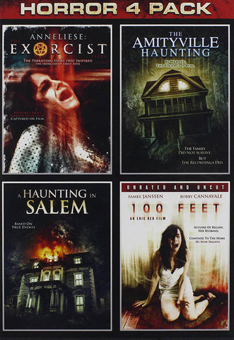 Horror 4 Pack (The Exorcist / The Amityville Haunting / A Haunting In Salem / 100 Feet) DVD Movie 
