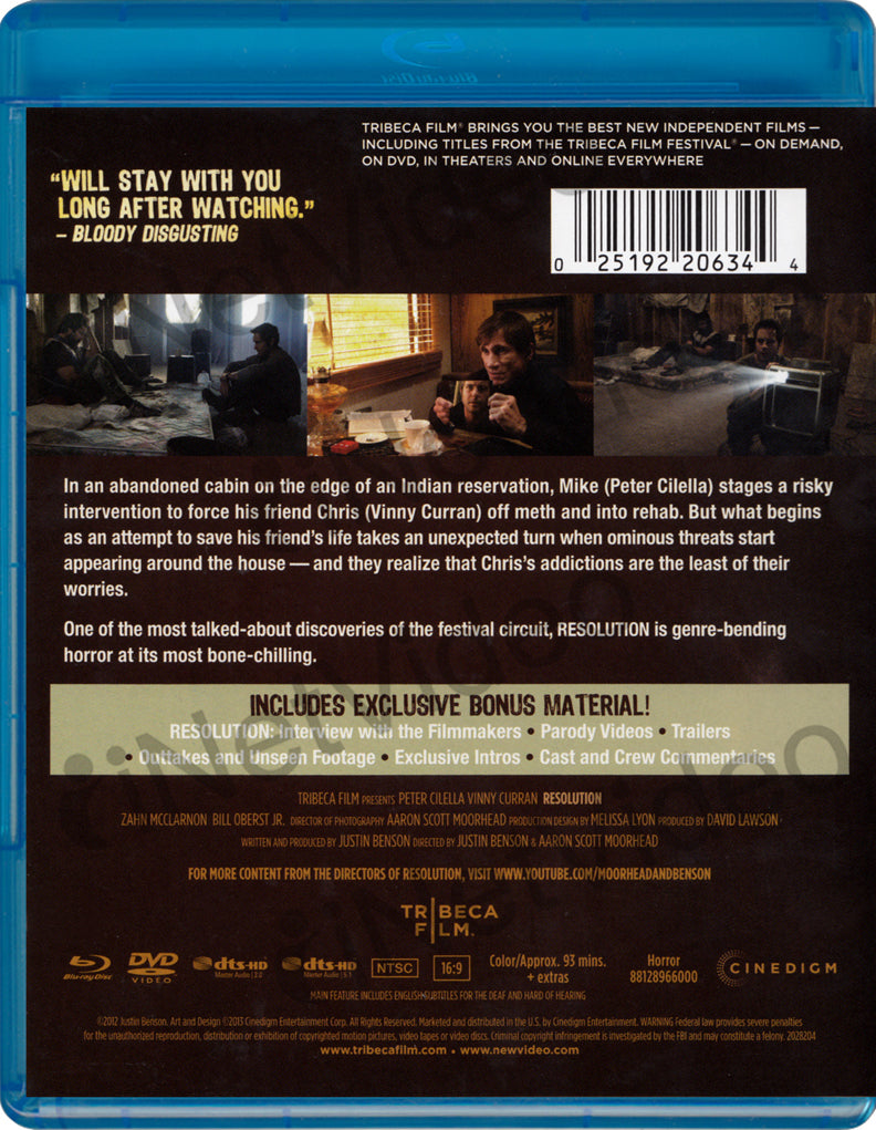 Resolution (Bluray + DVD) (Bluray) on BLURAY Movie