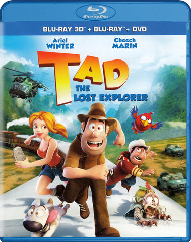 Tad - The Lost Explorer (Blu-ray 3D + Blu-ray + DVD) (Blu-ray) BLU-RAY Movie 