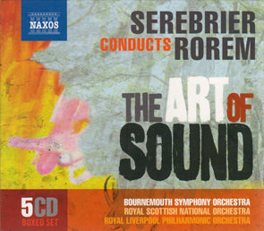The Art of Sound - Serebrier Conducts Rorem (Boxset) (CD) DVD Movie 