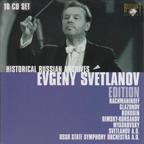 Evgeny Svetlanov Edition (Historical Russian Archives) (Boxset) (CD) DVD Movie 