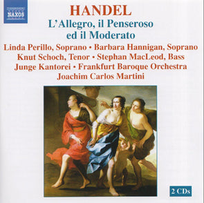 George Frideric Handel: L Allegro, il Penseroso ed il Moderato (CD) DVD Movie 