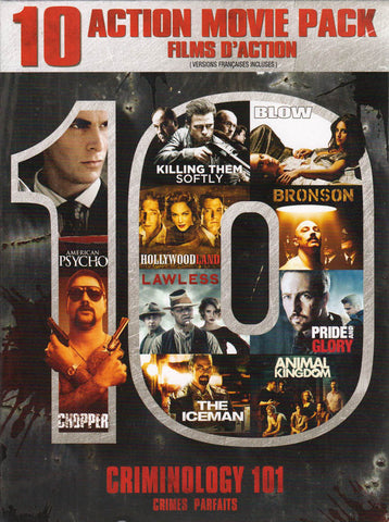 Criminology 101 - 10 Action Movie Pack (Boxset) (Bilingual) DVD Movie 