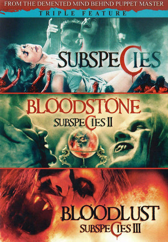 Subspecies - The Awakening / Bloodstone - Subspecies II / Bloodlus - Subspecies III (Triple Feature) DVD Movie 