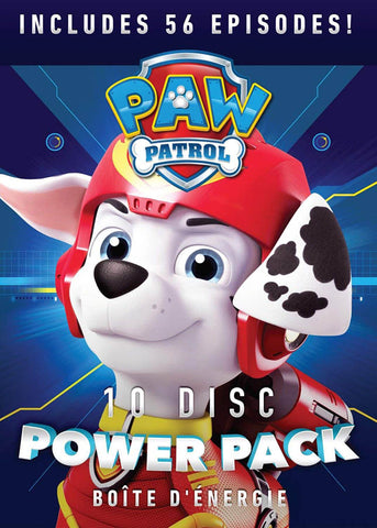 PAW Patrol 10-Disc Power Pack (56 Episodes) (Boxset) DVD Movie 