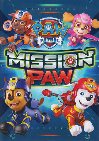 PAW Patrol - Mission Paw DVD Movie 