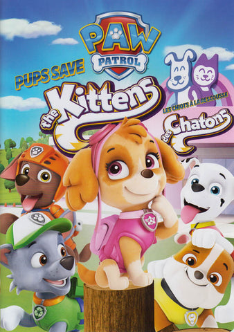 PAW Patrol - Pups Save The Kittens (Bilingual) DVD Movie 