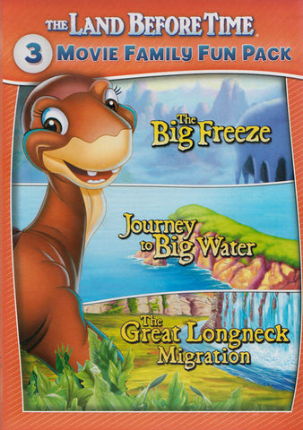 The Land Before Time (The Big Freeze / Journey to Big Water / Great Longneck Migration) (3-Movie) DVD Movie 