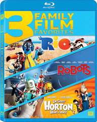 Rio / Robots / Dr. Seuss Horton Hears a Who (3 Family Film Favorites) (Blu-ray)