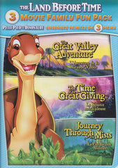 The Land Before Time (Great Valley Adventure .... Journey Through Mists)(3-Movie Family)(Bilingual)