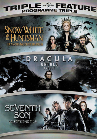 Snow White & The Huntsman / Dracula: Untold / Seventh Son (Triple Feature) (Bilingual) DVD Movie 