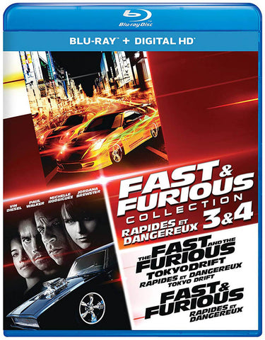 Fast & Furious Collection 3 & 4 (Blu-ray) (Bilingual) BLU-RAY Movie 