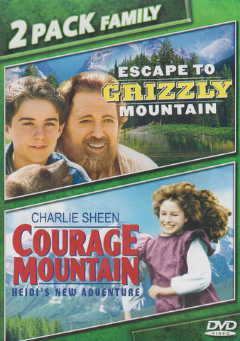 Escape To Grizzly Mountain / Courage Mountain (2-Pack Family) DVD Movie 