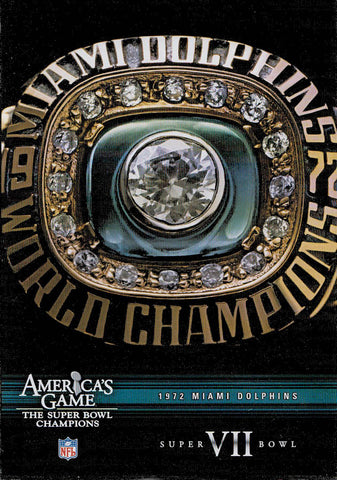 NFL America's Game: 1972 Miami Dolphins - Super Bowl VII DVD Movie 