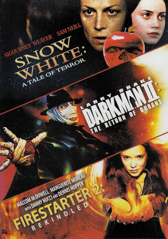 Snow White: A Tale of Terror / Darkman II: The Return of Durant / Firestarter 2: Rekindled DVD Movie 