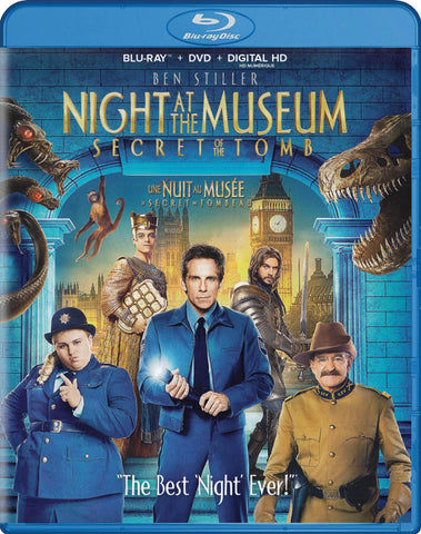 Night At The Museum 3 - Secret of the Tomb (Blu-ray + DVD + Digital Copy) (Blu-ray) (Bilingual) BLU-RAY Movie 