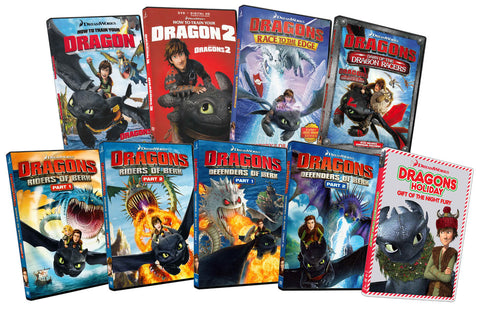 How To Train Your Dragon - The Complete Collection (9-Pack) (Boxset) DVD Movie 