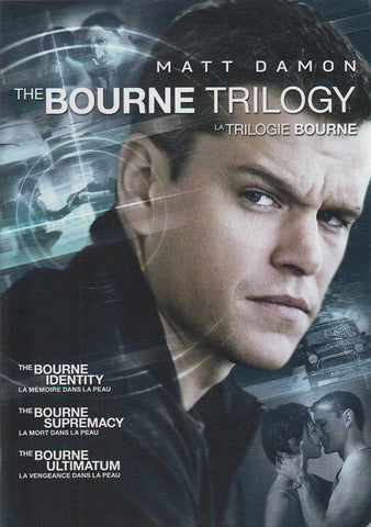 The Bourne Trilogy (Bourne Identity / Bourne Supremacy / Bourne Ultimatum) (Bilingual) (Keepcase) DVD Movie 