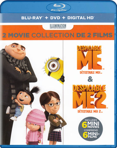 Despicable Me / Despicable Me 2 (2-Movie Collection) (Blu-ray + DVD) (Blu-ray) (Bilingual) BLU-RAY Movie 
