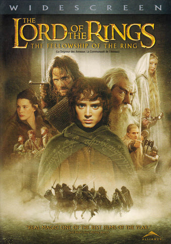 The Lord of the Rings - The Fellowship of the Ring (ALL) (Widescreen Edition) (Bilingual) DVD Movie 