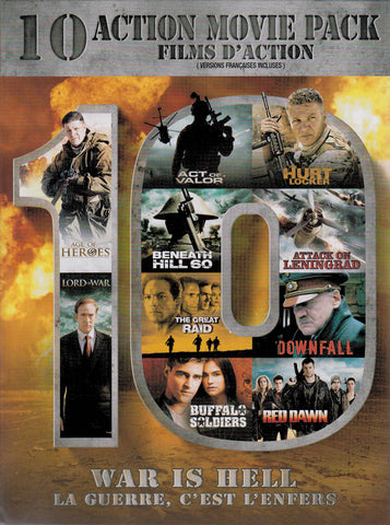 War Is Hell: 10 Action Movie Pack (The Hurt Locker ..... Age Of Heroes) (Boxset) (Bilingual) DVD Movie 