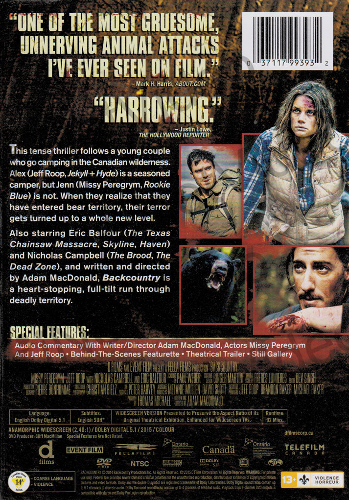 Backcountry on DVD Movie
