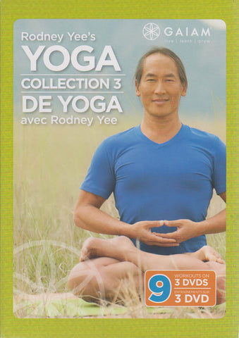 Rodney Yee's Yoga Collection 3 (Daily Yoga/Yoga Core Cross Train/A.M. P.M. Yoga)(Boxset)(Bilingual) DVD Movie 