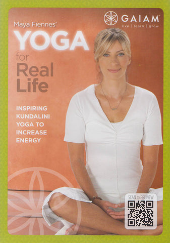 Maya Fiennes Yoga for Real Life DVD Movie 