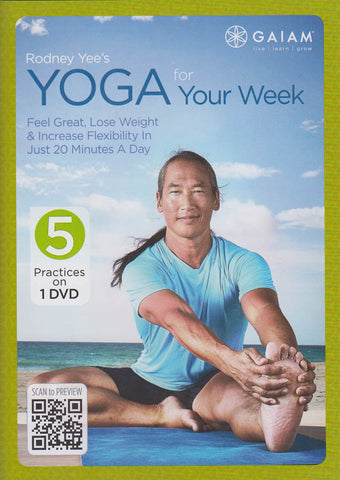 Rodney Yee's - Yoga for Your Week DVD Movie 