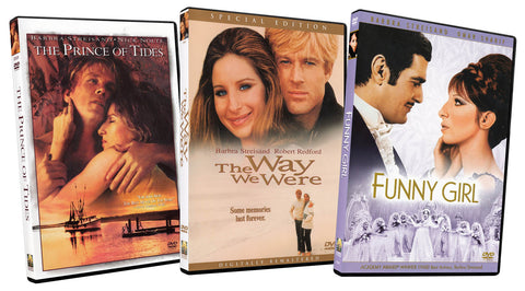 Barbra Streisand Collection (The Prince of Tides / The Way we Were / Funny Girl) (3-Pack) DVD Movie 