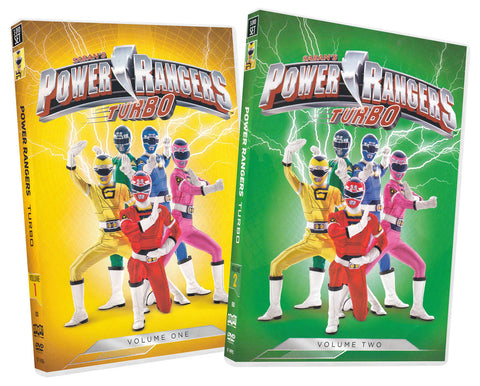 Power Rangers Turbo (Volume 1 / Volume 2) (2-Pack) DVD Movie 