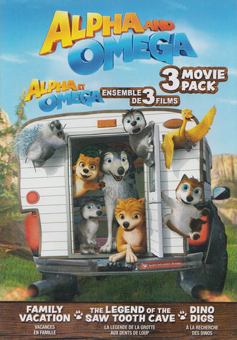 Alpha And Omega (Family Vacation / The Legend Of The Saw Tooth Cave / Dino Digs) (Bilingual) DVD Movie 