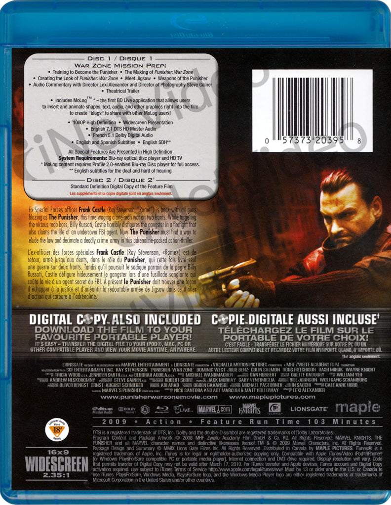 Punisher: War Zone [Blu-ray]