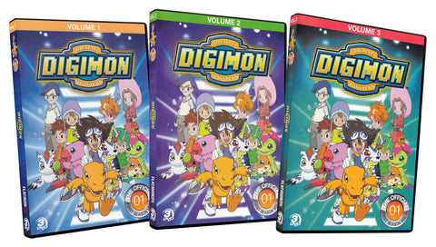 Digimon - Digital Monsters (Season 1 / Volume 1-3) (3-Pack) DVD Movie 