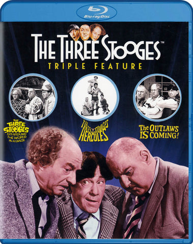 The Three Stooges (Meet Hercules / Go Around The World In A Daze / Outlaw Is Coming) (Blu-ray) BLU-RAY Movie 