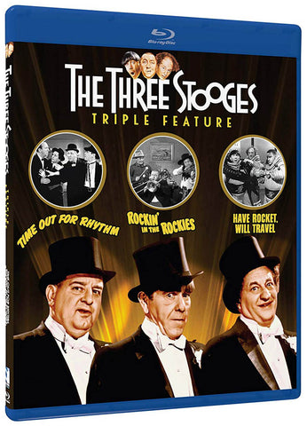 The Three Stooges (Time Out For Rhythm / Rockin In The Rockies / Have Rocket, Will Travel)(Blu-ray) BLU-RAY Movie 