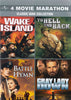 4 Movie Marathon Classic War Collection (Wake Island / To Hell and Back / Battle Hymn / Gray Lady Do DVD Movie 