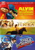 Alvin and the Chipmunks / Flicka / Space Chimps (Triple Feature) (Blue Cover) (Bilingual) DVD Movie 