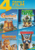 Garfield The Movie / Aliens In The Attic / Garfield: A Tail Of Two Kitties / Marmaduke (Bilingual) DVD Movie 