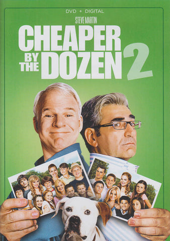 Cheaper by the Dozen 2 (Green Cover) (DVD + Digital) DVD Movie 